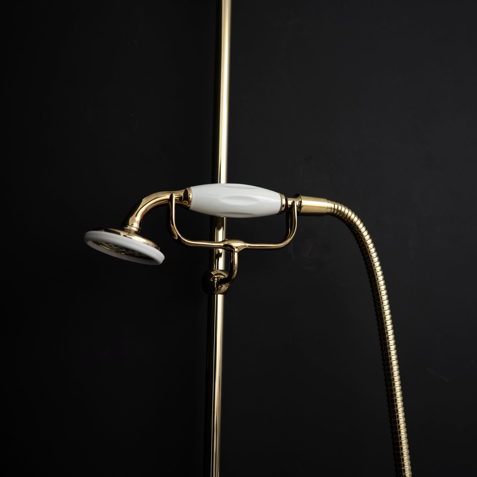 Handcrafted Solid Brass All-in-One Thermostatic Shower System - Detail View | Brassna