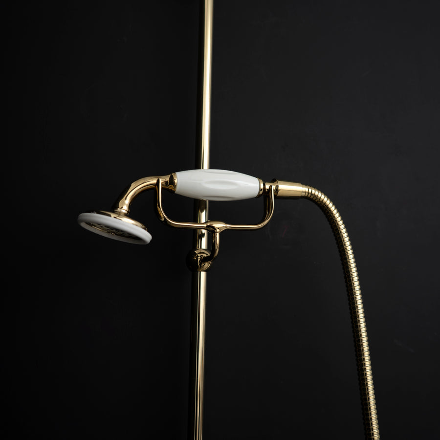 Brassna All-in-One Thermostatic Shower with Tub Filler