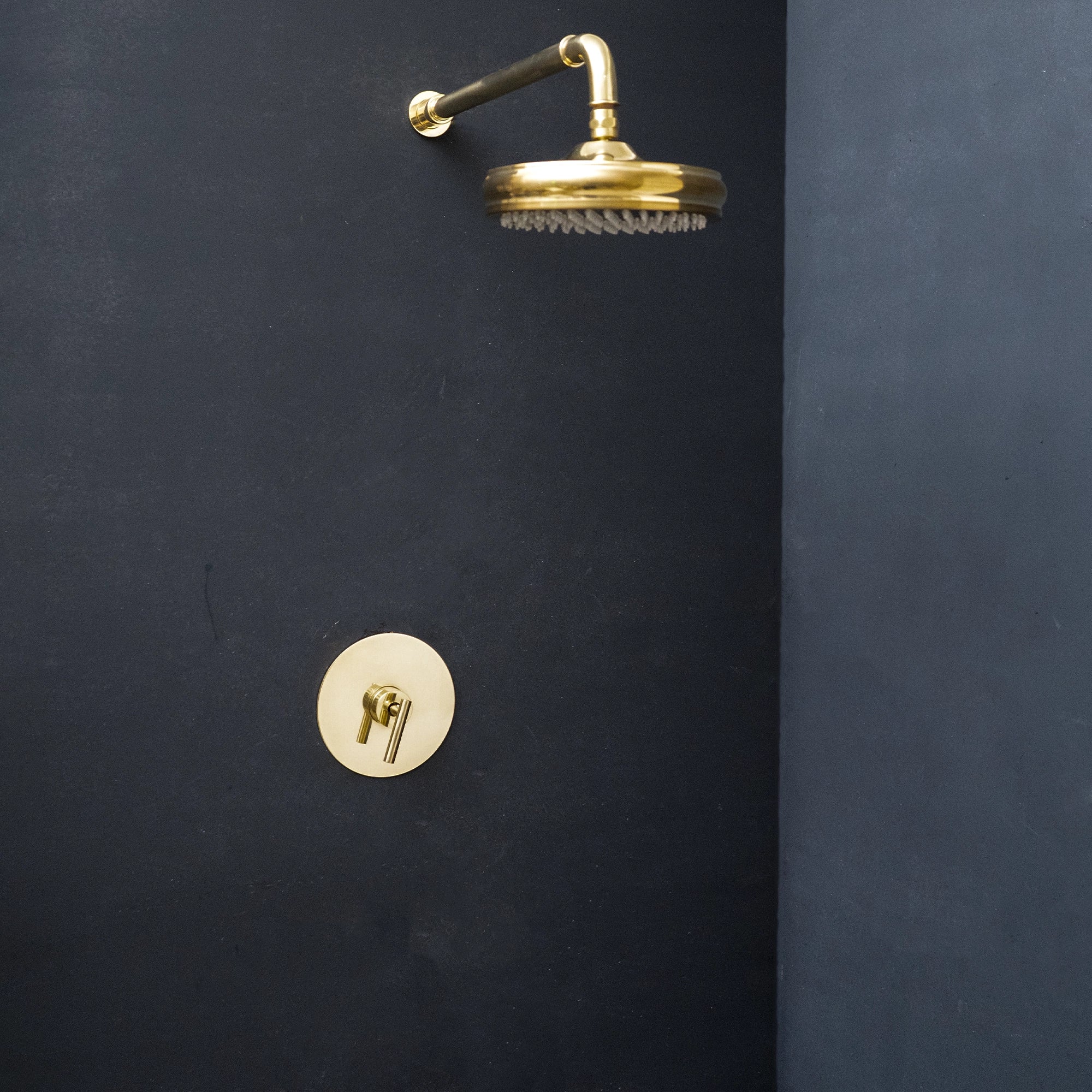 Handcrafted Solid Brass Luxura Thermostatic Shower Shower System | Brassna