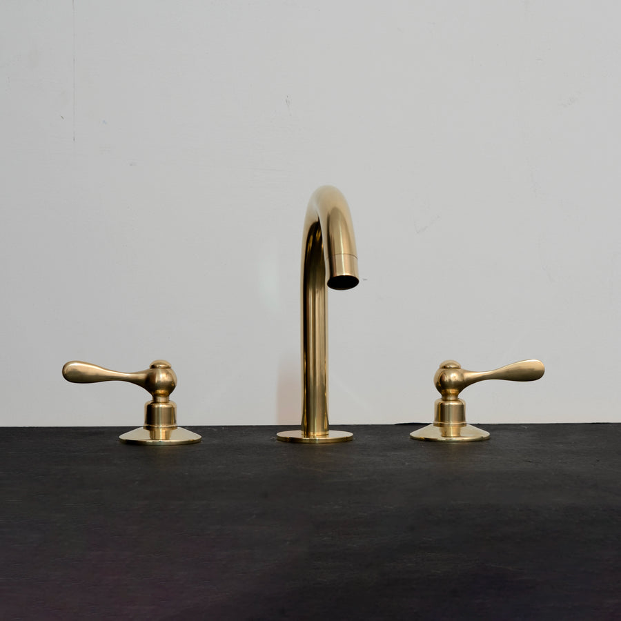 Premium Brass Faucet with Double Wing Lever Design