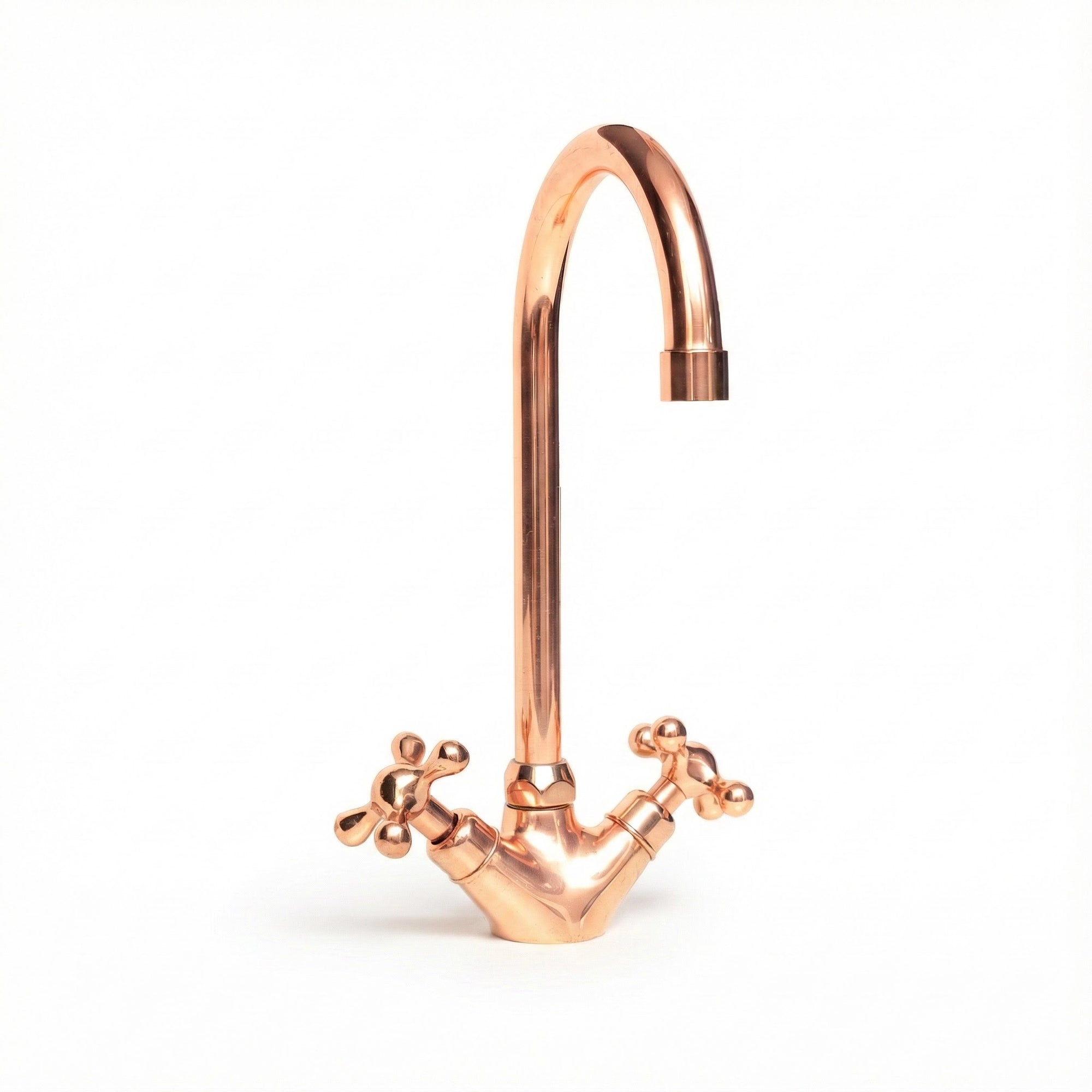 Unlacquered Brass Bathroom Faucet - Patina | Brassna The Cobra Pour