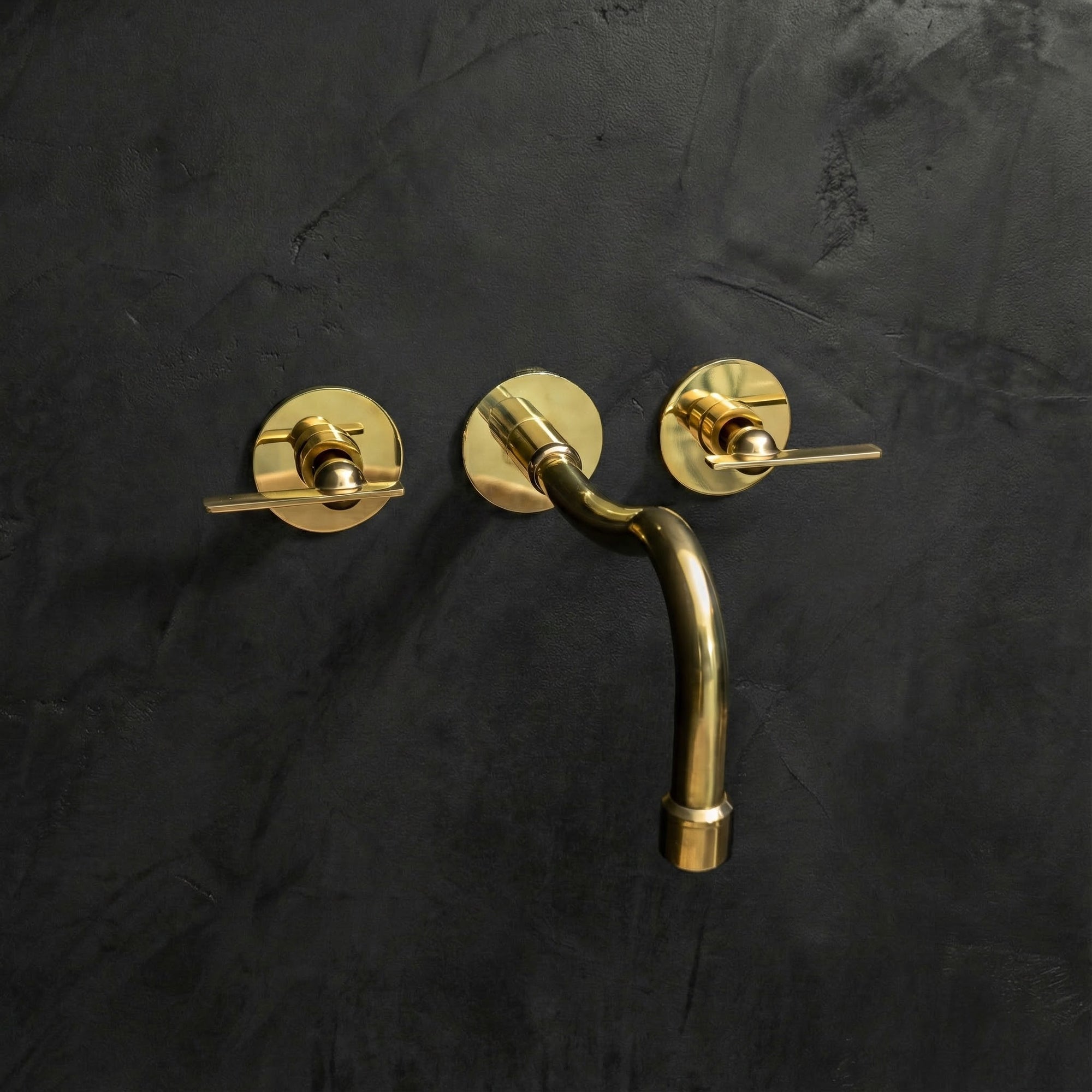 Handcrafted Solid Brass Cobra Wall Mounted Faucet Bathroom Faucet | Brassna
