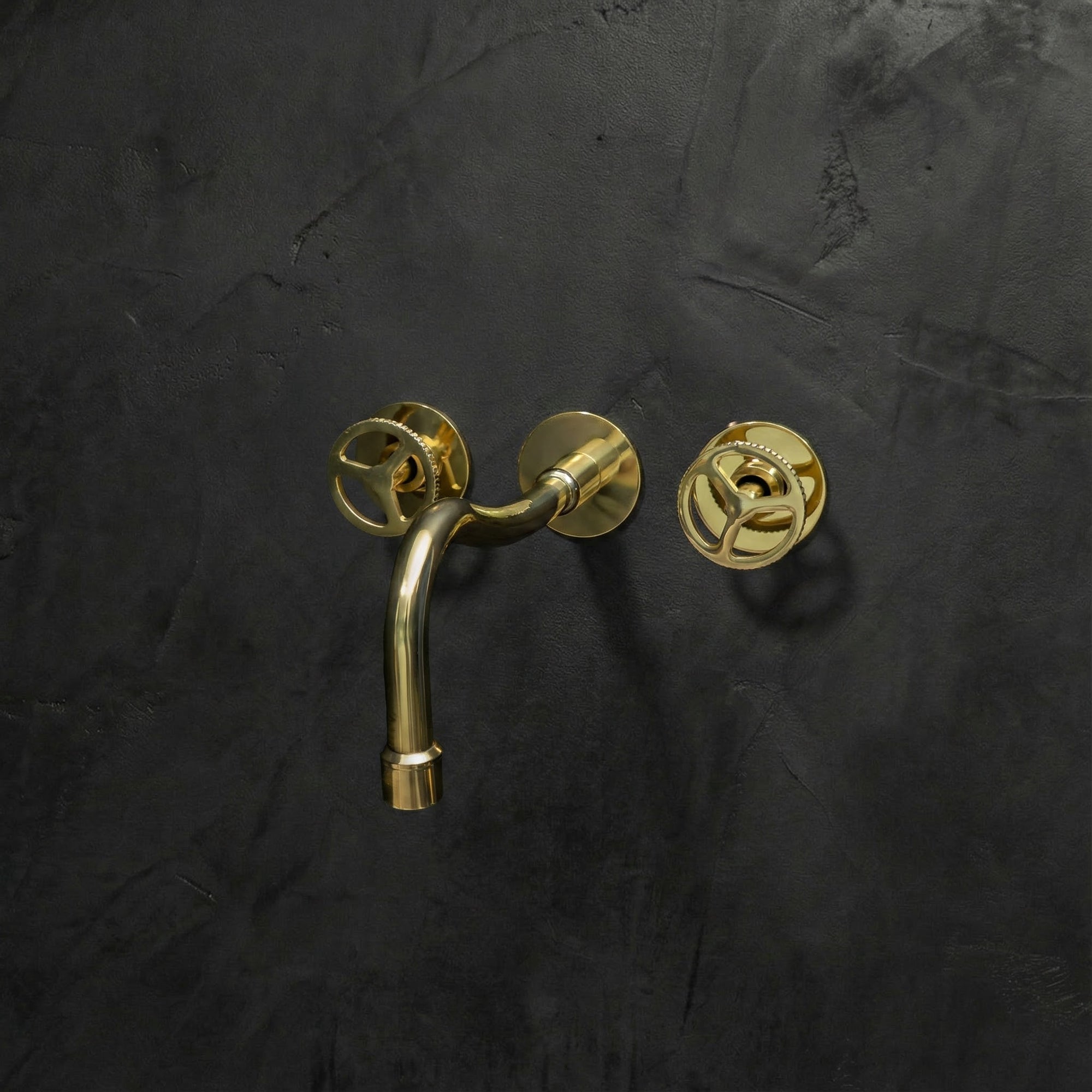 Handcrafted Solid Brass Cobra Wall Mounted Faucet Bathroom Faucet | Brassna