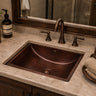 Hammered Copper Undermount Sink
