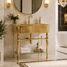 Brass Console Washstand