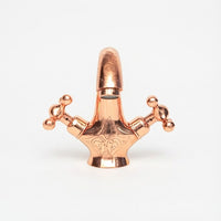 Engraved Copper Bathroom Faucet