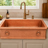 Copper Apron Front Sink