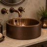 Hammered Copper Vessel Sink