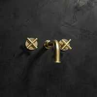 Handcrafted Solid Brass Wall Mounted Nino Faucet Bathroom Faucet | Brassna