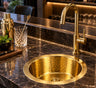 Hammered Brass Bar Sink
