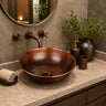 Deep Copper Vessel Sink