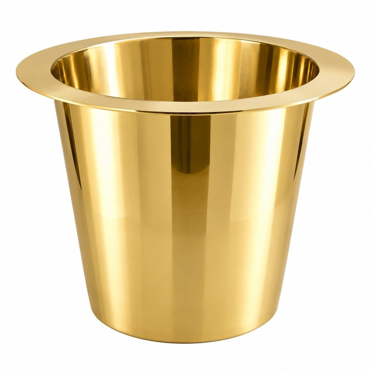 Unlacquered Brass Solid Brass Prep Sink Smooth - Brassna (view 4)