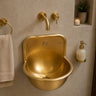 Brass Wall-Mount Basin