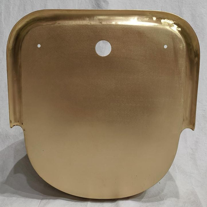 Polished Brass Solid Brass Wall-Mount Basin Smooth - Brassna (view 3)