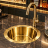 Smooth Brass Prep Sink