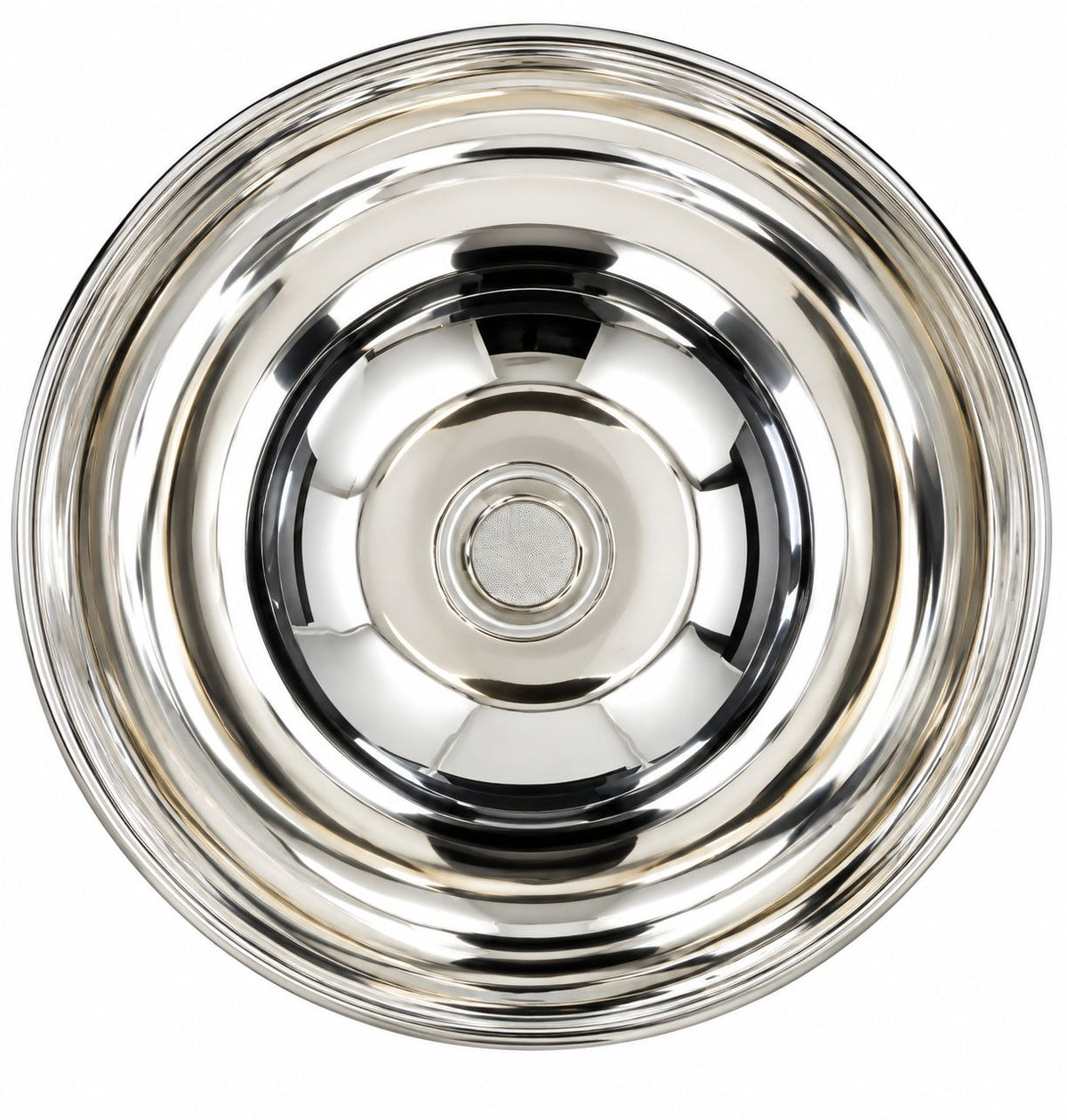 Polished Nickel Nickel-Plated Brass Vessel Sink Smooth - Brassna (view 3)