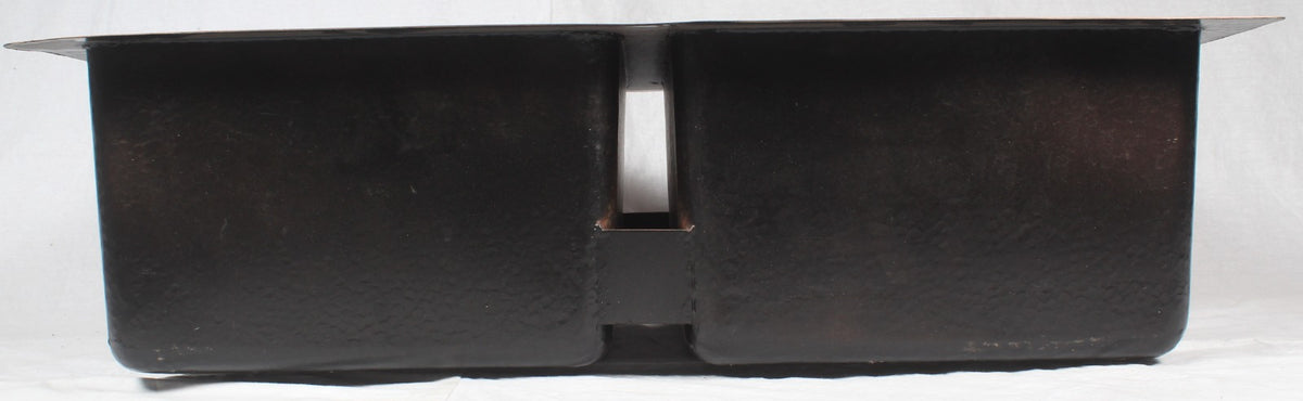 Antique Copper Solid Copper Farmhouse Sink Hammered - Brassna (view 5)