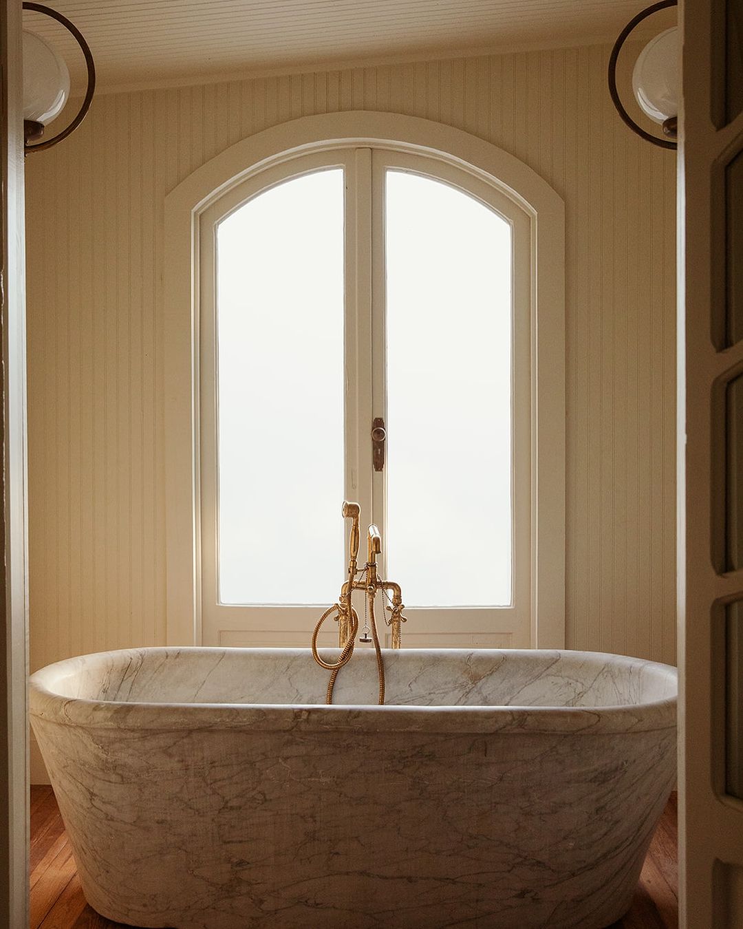 Brass Bathroom Faucet FR - Never Plated | Brassna The Freestanding Bath
