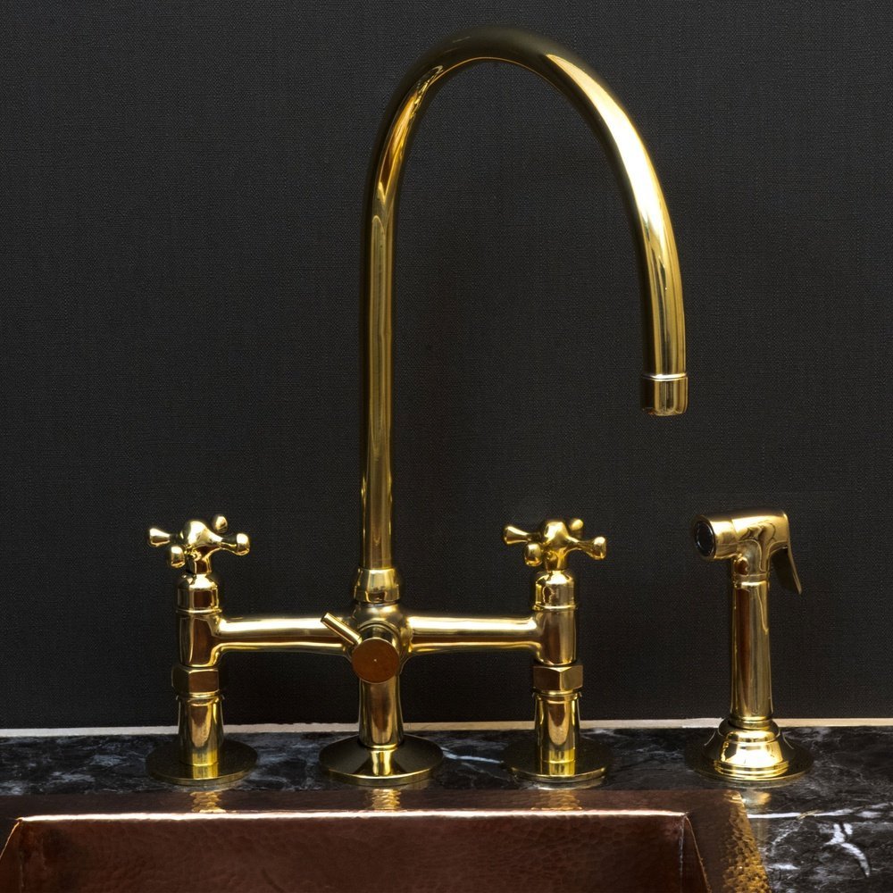 3 Holes Bridge Faucet - Brassna