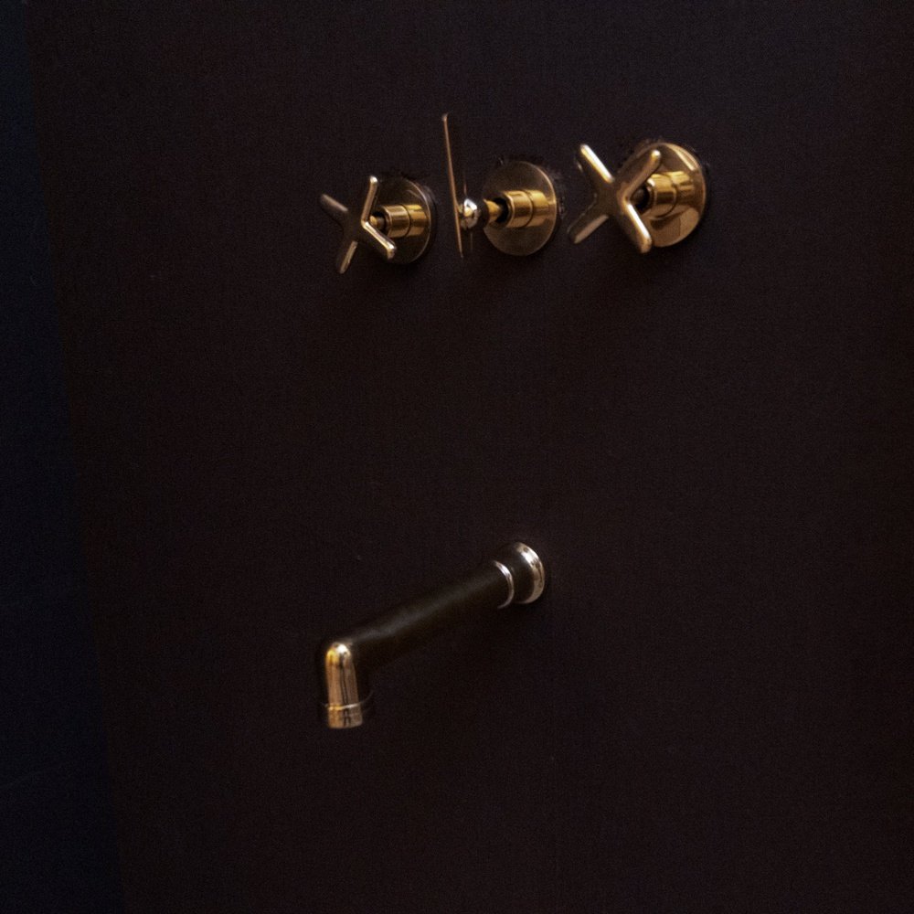 Handcrafted Solid Brass Shower Head And handheld Set, Unlacquered Brass Rain Shower Set Bali Handcrafted Shower