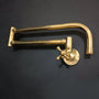 Brass Kitchen Faucet Bali - Pot Filler | Brassna The Bali Pivot