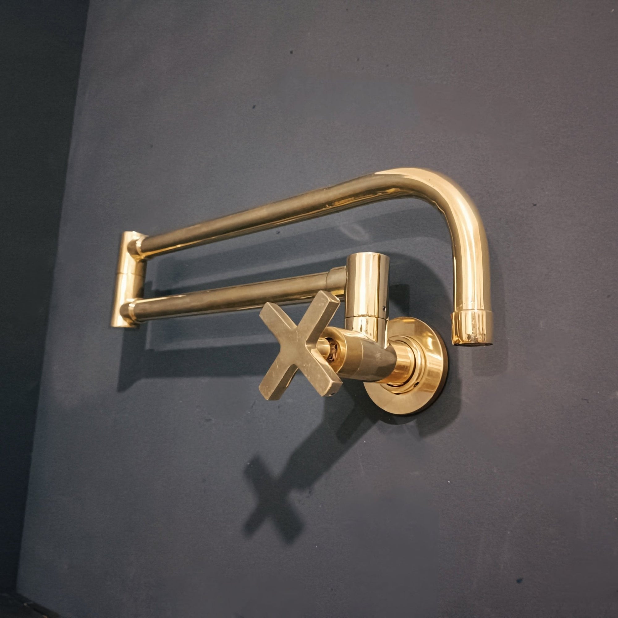 Brass Kitchen Faucet Bali - Pot Filler | Brassna The Bali Pivot