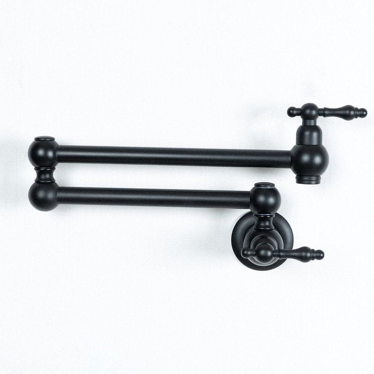 Black Brass Kitchen Pot Filler - Brassna
