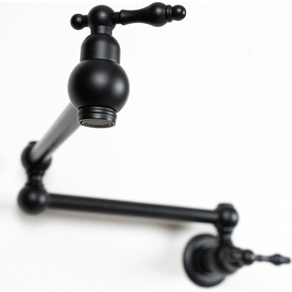 Black Brass Kitchen Pot Filler - Brassna