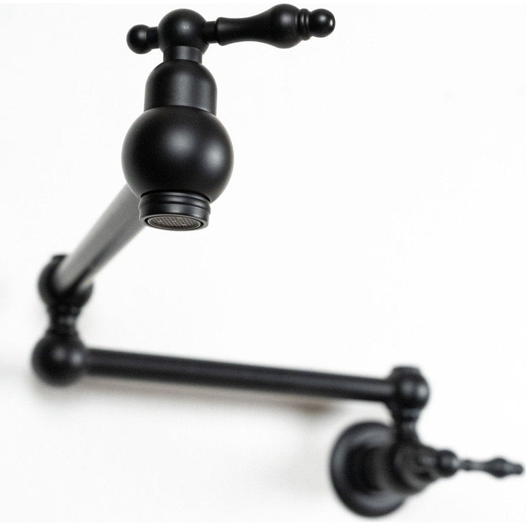 Black Brass Kitchen Pot Filler - Brassna