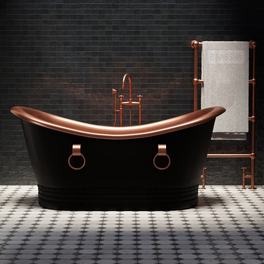 Black Copper bathtub - Brassna