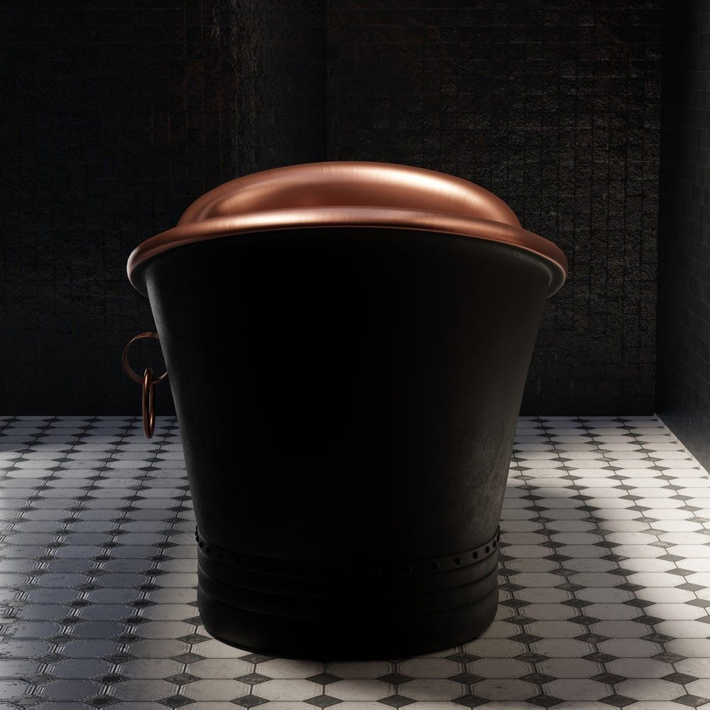 Copper Bathtub - Solid Copper | Brassna The Noir Bath