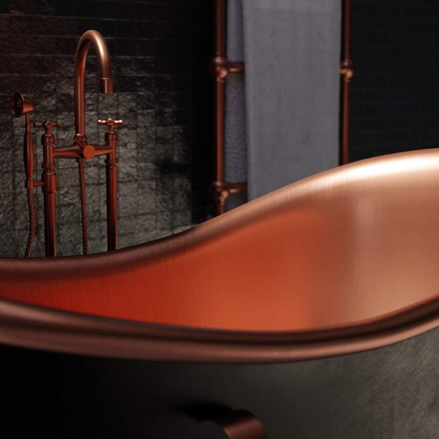 Black Copper bathtub - Brassna