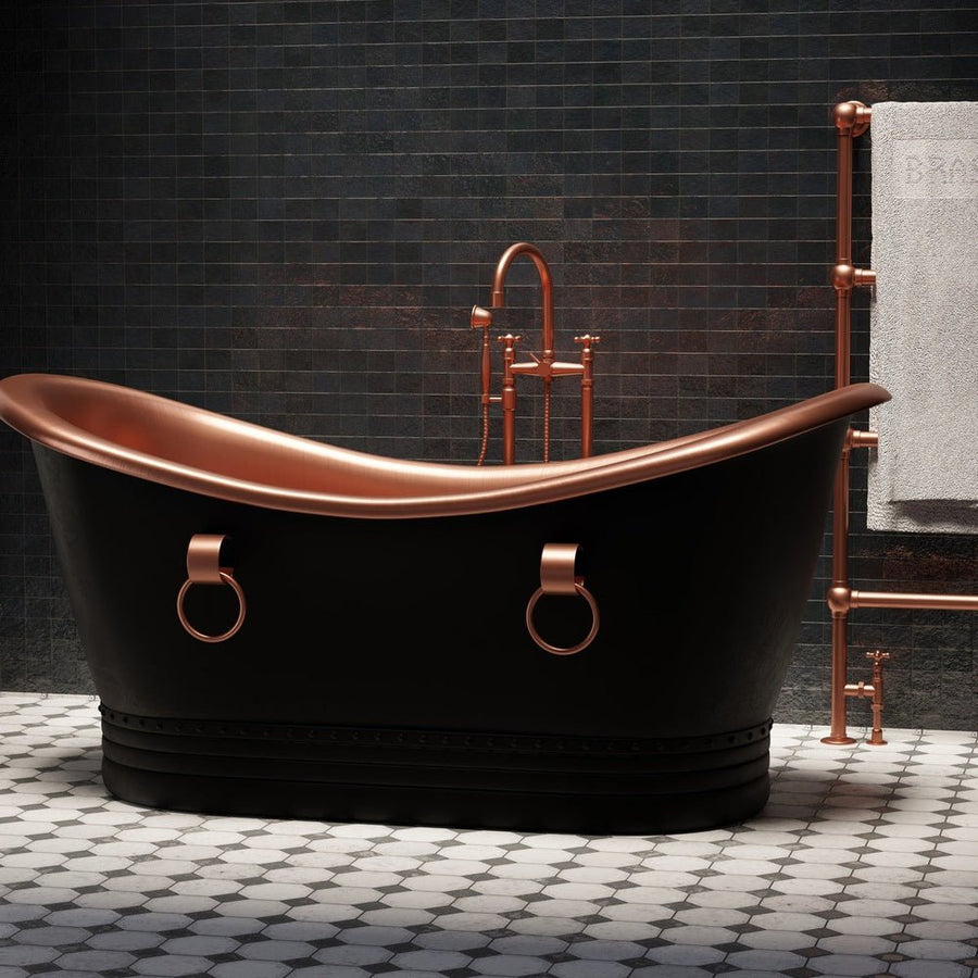 Black Copper bathtub - Brassna