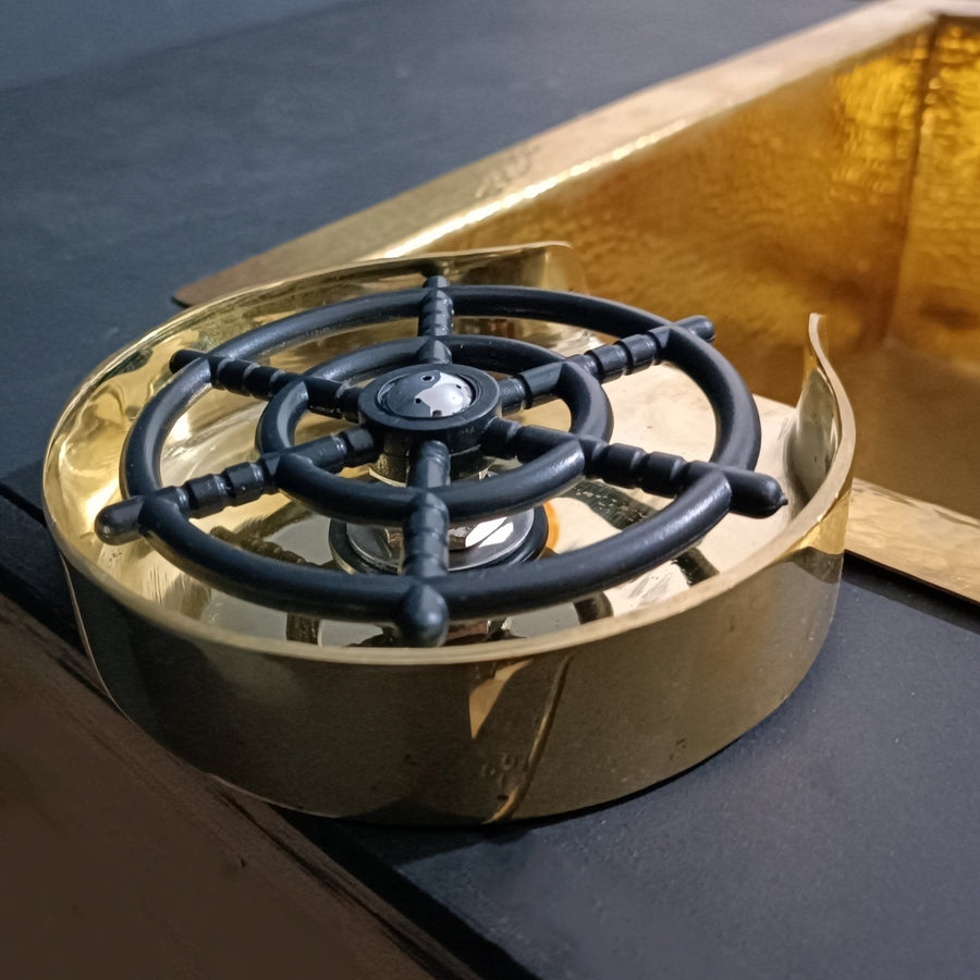 Zenith Brass Glass Rinser