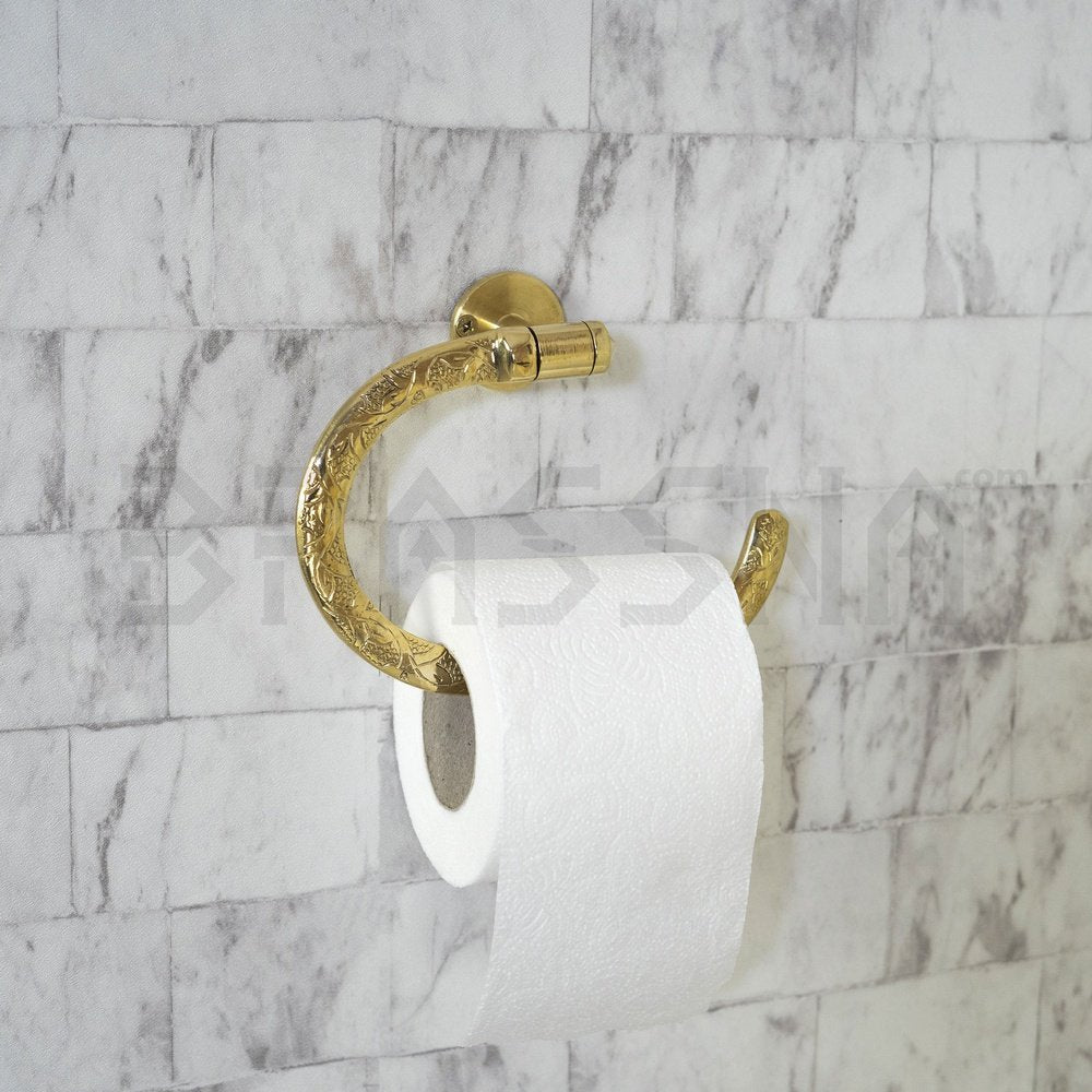 Solid Brass Hardware ZenithLine - 7 Finishes | Brassna ZenithLine Roll holder