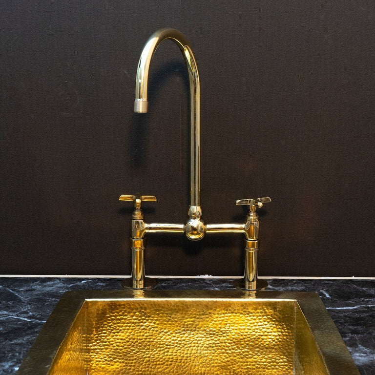 Bridge Faucet With Ball Center - Brassna
