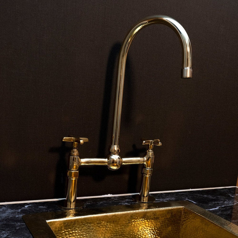 Bridge Faucet With Ball Center - Brassna