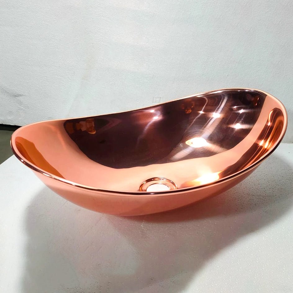 Copper Vessel Sink Handfracted - 7 Finishes | Brassna The Vessel Basin