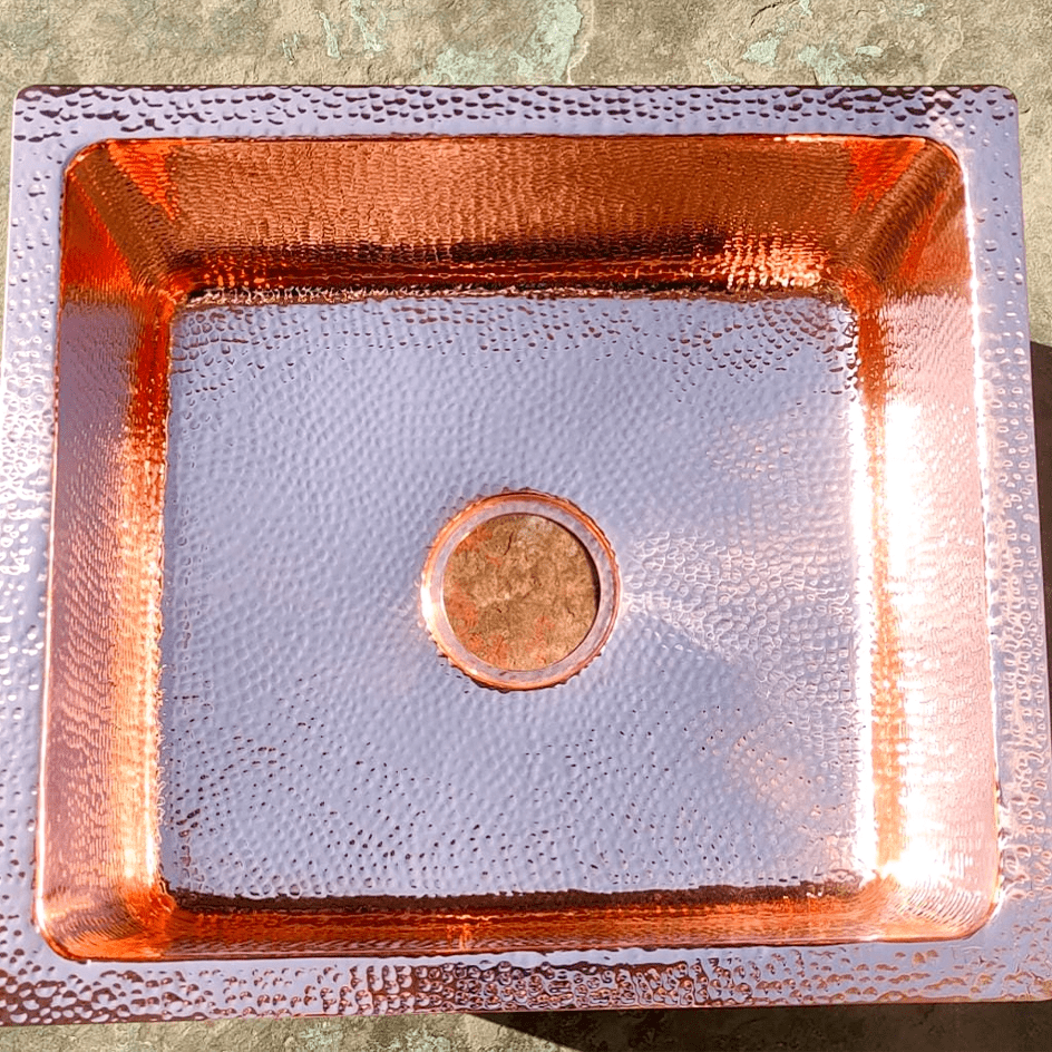 Copper Vessel Sink - 7 Finishes | Brassna The Island Sink