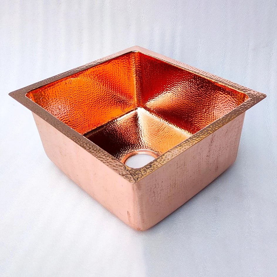 Copper Vessel Sink - 7 Finishes | Brassna The Island Sink