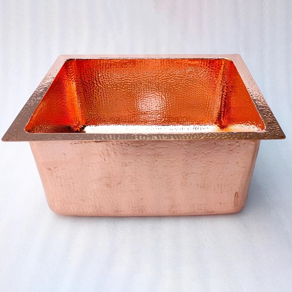Copper Vessel Sink - 7 Finishes | Brassna The Island Sink
