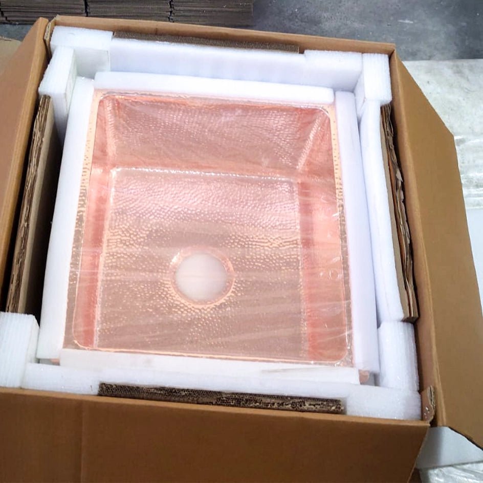 Copper Vessel Sink - 7 Finishes | Brassna The Island Sink