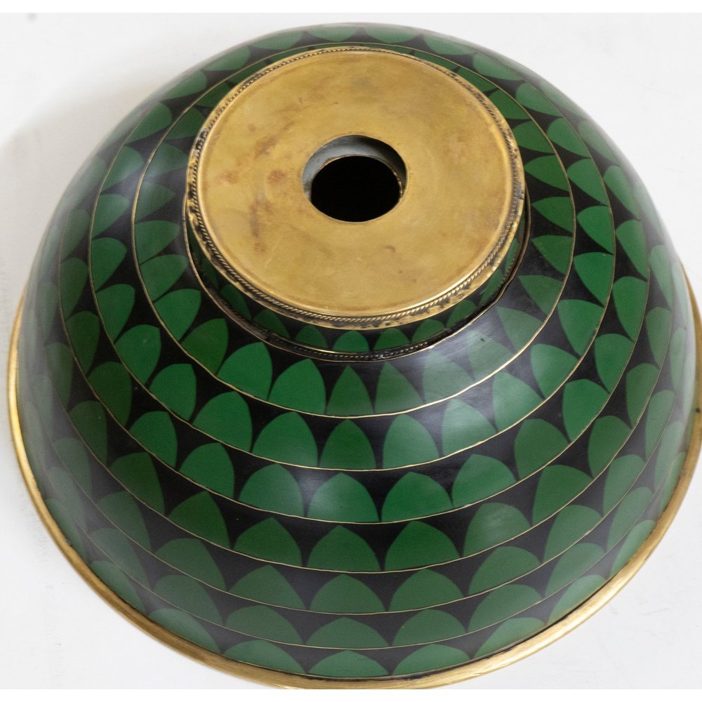 Hammered Brass And Wood Vessel Sink - Brassna