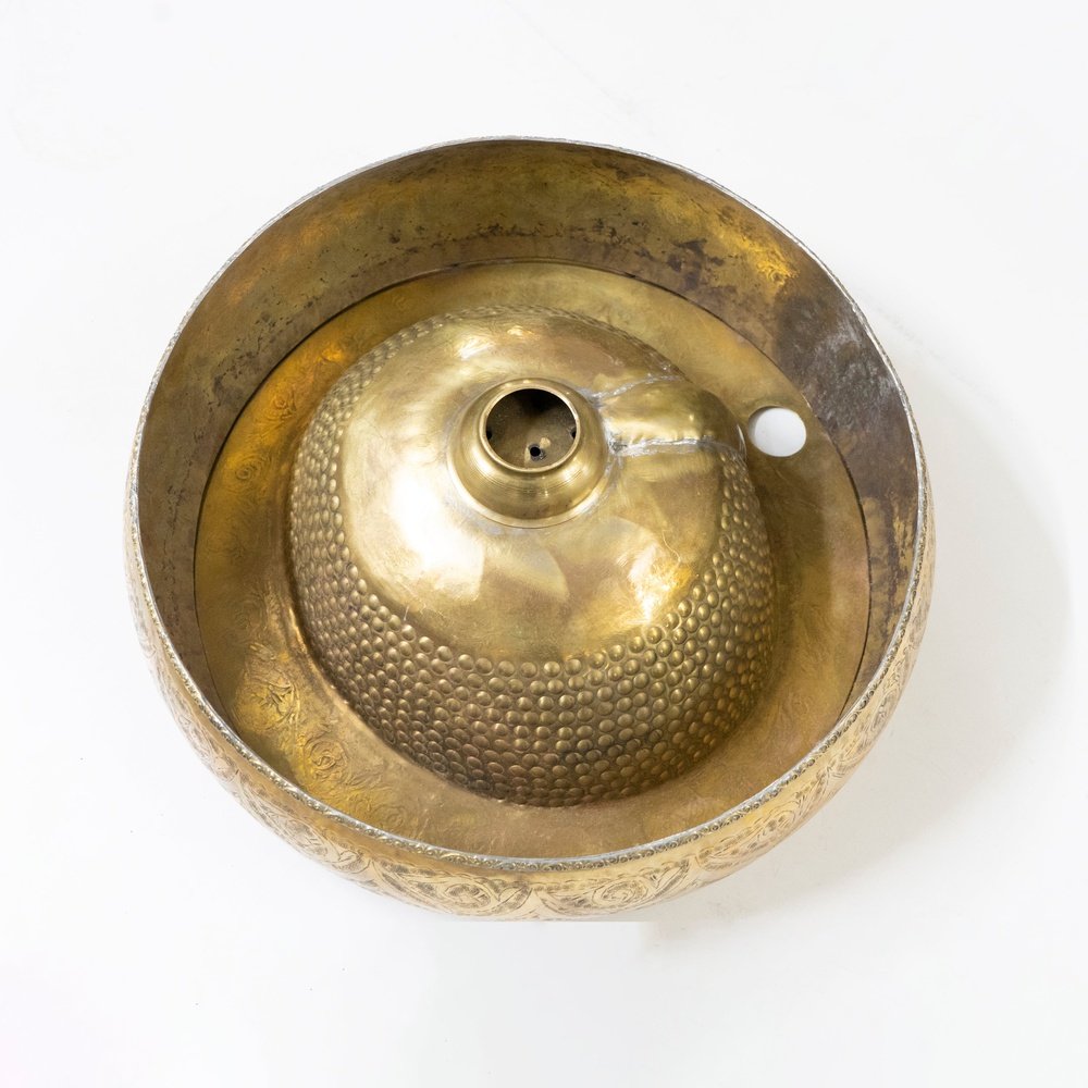 Brass Vessel Sink Vessel - Never Plated | Brassna The Engraved Vessel