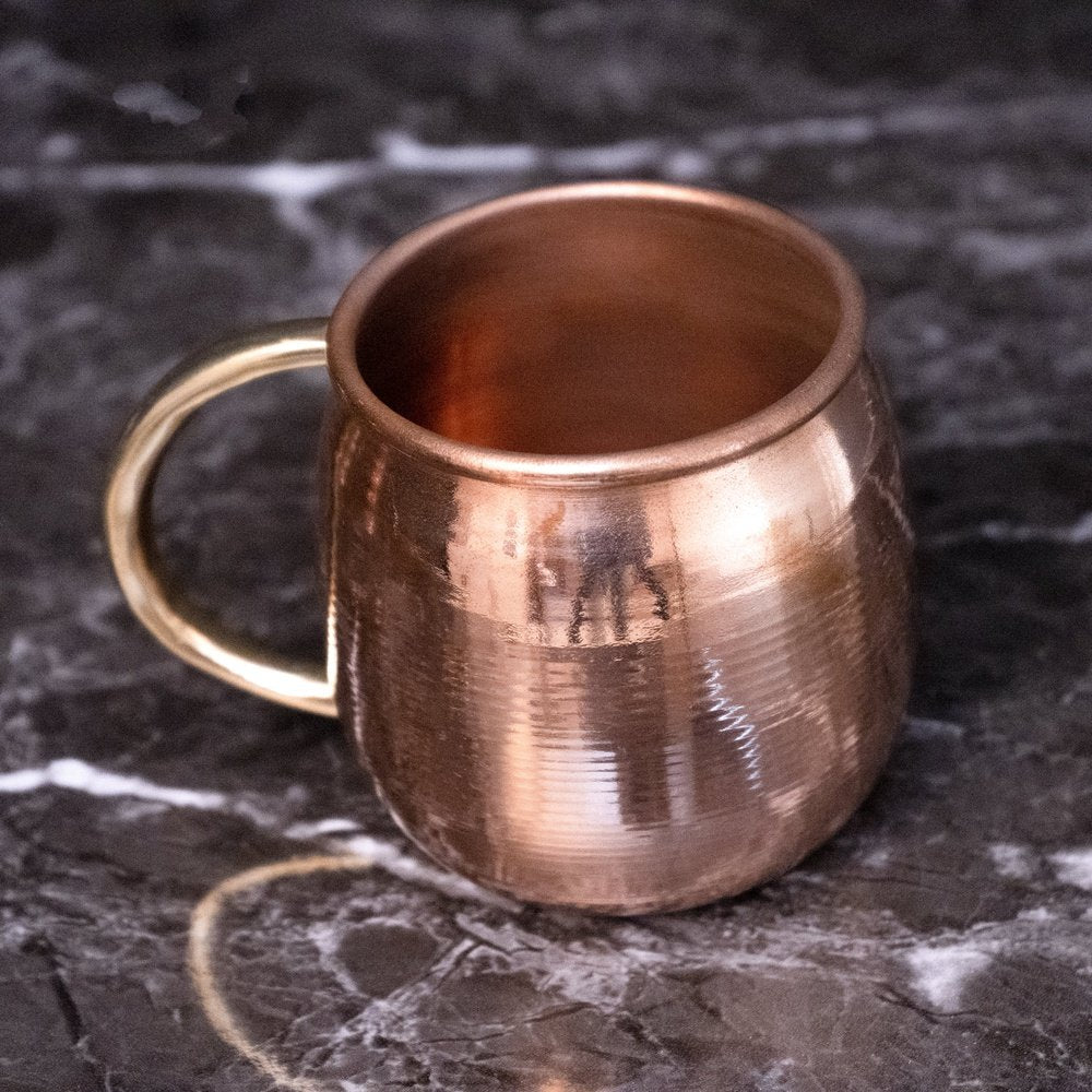 Handcrafted Pure Copper Personalized Mug - Brassna
