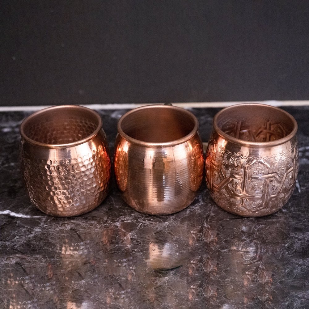 Handcrafted Pure Copper Personalized Mug - Brassna