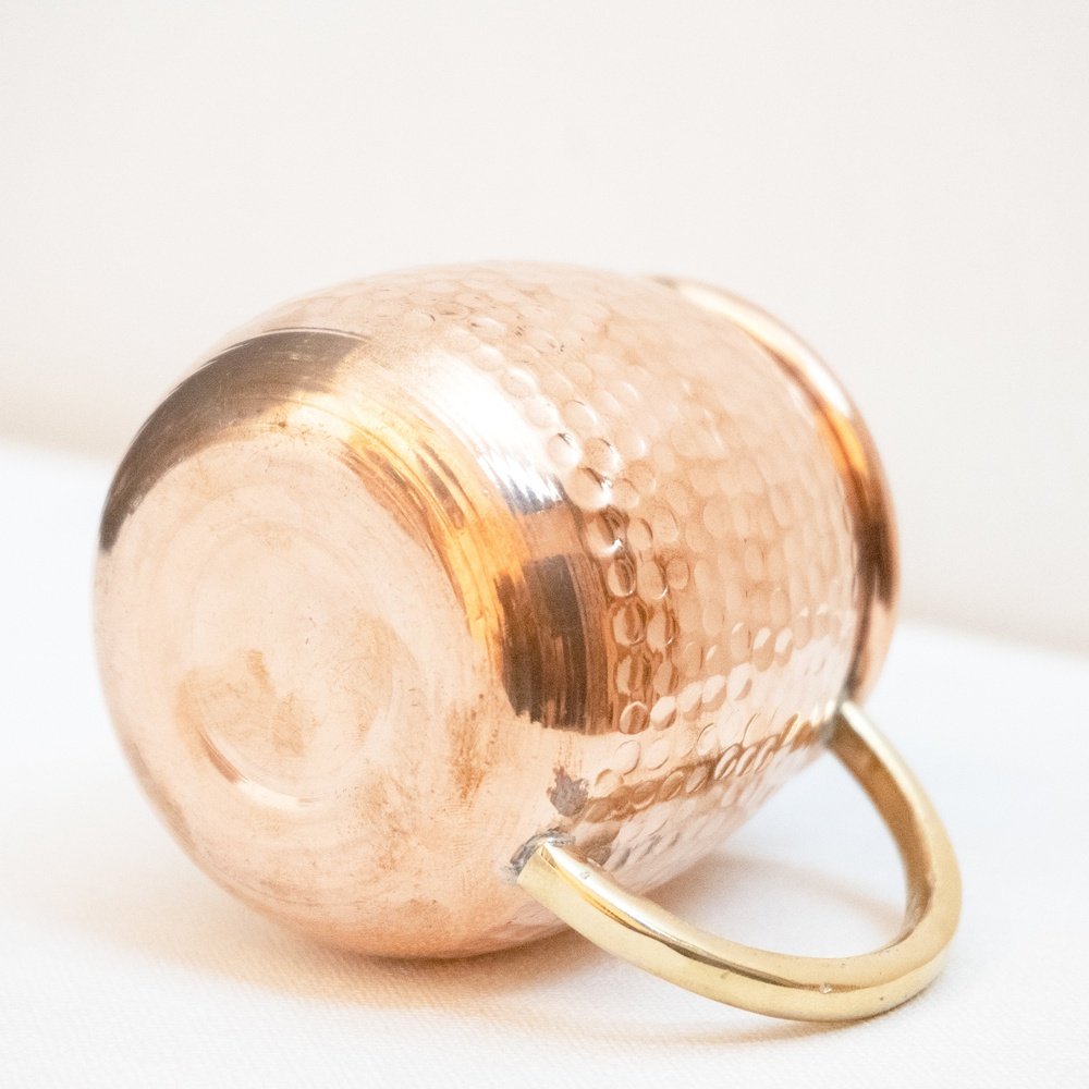 Handcrafted Pure Copper Personalized Mug - Brassna