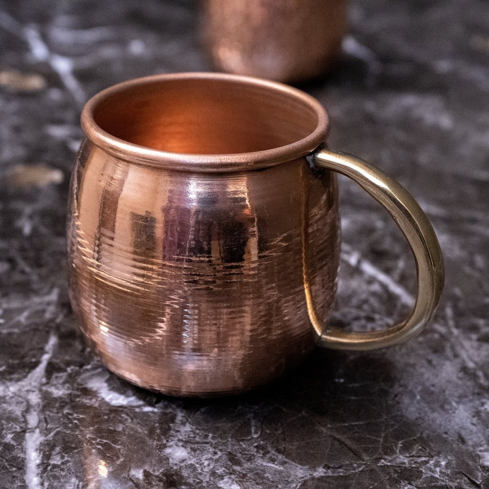Handcrafted Pure Copper Personalized Mug - Brassna