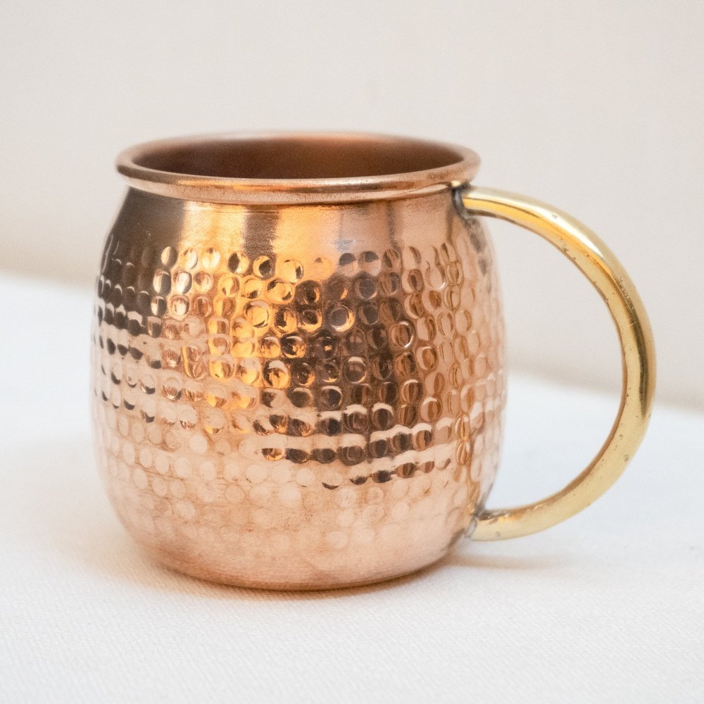 Handcrafted Pure Copper Personalized Mug - Brassna