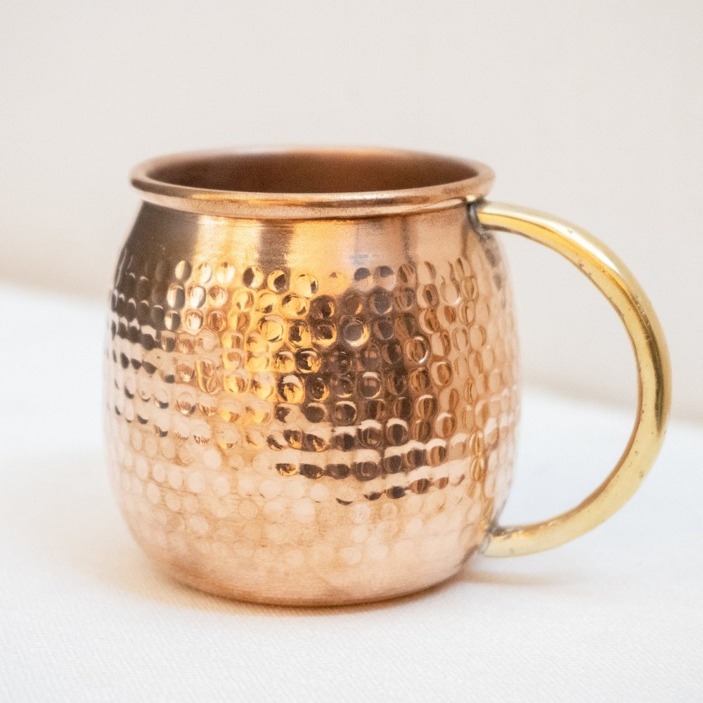 Handcrafted Pure Copper Personalized Mug - Brassna
